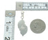 Southwest Sterling Silver Turquoise Leaf Pendant QX83395